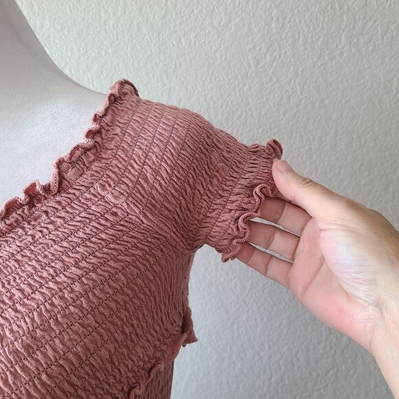 Love Tree Pink Ruffled Blouse - Picture 5 of 7